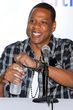 La sonrisa no se borra de la cara de Jay-Z, que presume con orgullo de su reciente paternidad