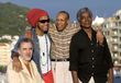 Fernando Trueba junto a algunos de los artistas que pusieron música a "Chico y Rita", como el cubano Bebo Valdés