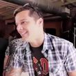 Ricky Martin durante el backstage de la producción de fotos de "Evita"